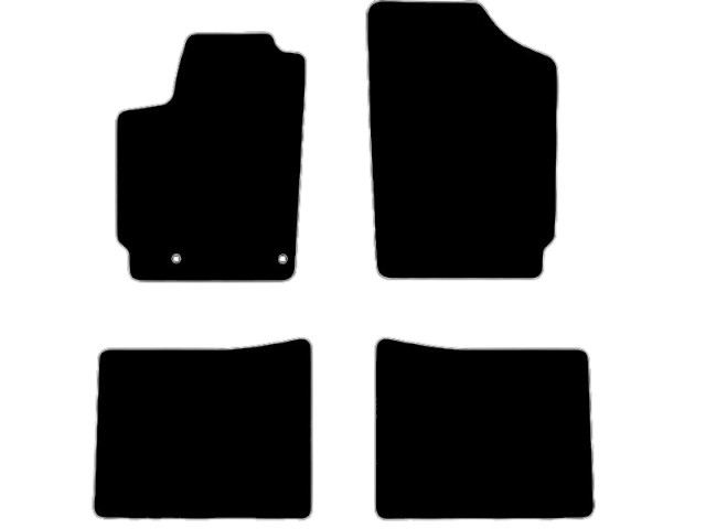MATTENSET VOOR VELOURS (DONKERGRIJS) CITROEN BERLINGO 2003-2008