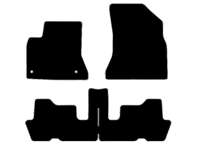 MATTENSET VELOURS (DONKERGRIJS) CITROEN C4 PICASSO 2006-2013 5-PERS