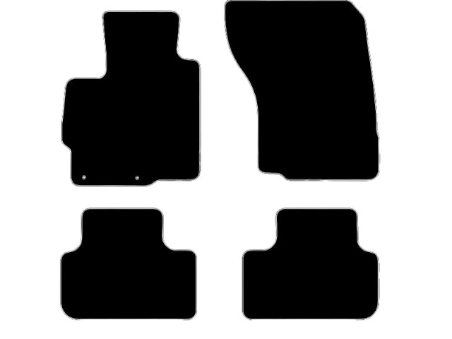 MATTENSET VELOURS (DONKERGRIJS) CITROEN C4 2012- AIRCROSS