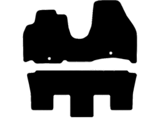 MATTENSET VOOR VELOURS (DONKERGRIJS) CITROEN C8 2002-