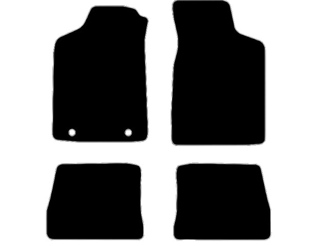 MATTENSET VELOURS (DONKERGRIJS) CITROEN SAXO I 1997-2000