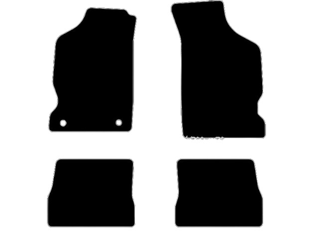 MATTENSET VELOURS (DONKERGRIJS) CITROEN SAXO II 2000-2003