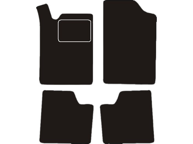 MATTENSET VELOURS (DONKERGRIJS) CITROEN XANTIA 1993-2001