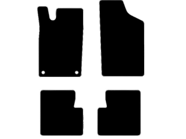 MATTENSET VELOURS (DONKERGRIJS) CITROEN ZX 1991-1998