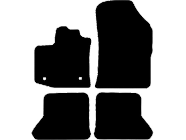 MATTENSET VELOURS (DONKERGRIJS) DACIA DOKKER 2013-