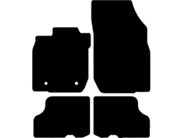 MATTENSET VELOURS (DONKERGRIJS) DACIA SANDERO 2008-2013