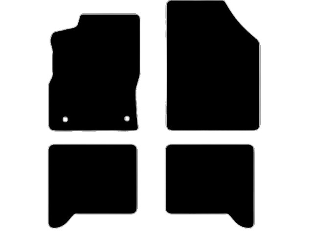 MATTENSET VELOURS (DONKERGRIJS) DAIHATSU APPLAUSE 1989-2000