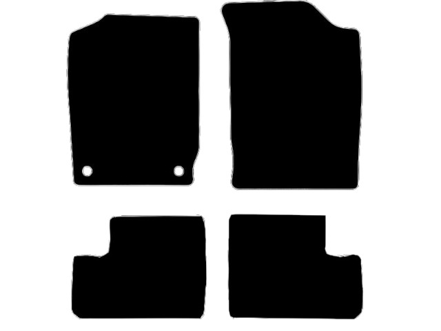 MATTENSET VELOURS (DONKERGRIJS) DAIHATSU CUORE L701 1999-2003