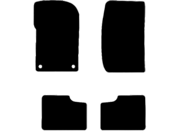 MATTENSET VOOR VELOURS (DONKERGRIJS) DAIHATSU FEROZA 1988-