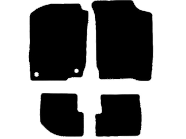 MATTENSET VELOURS (DONKERGRIJS) DAIHATSU SIRION I 1996-2006 M100