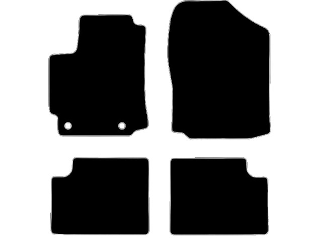 MATTENSET VELOURS (DONKERGRIJS) DAIHATSU SIRION II 2005-2011 M300