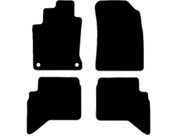 MATTENSET VELOURS (DONKERGRIJS) DAIHATSU TERIOS II 2006-