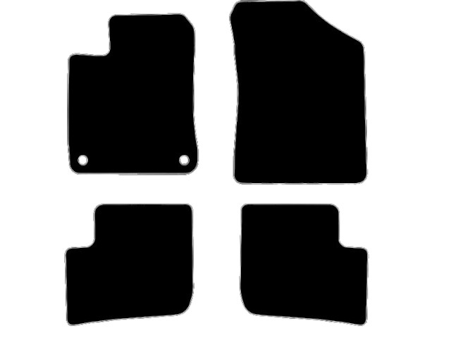 MATTENSET VELOURS (DONKERGRIJS) DAIHATSU TREVIS L651 2006-