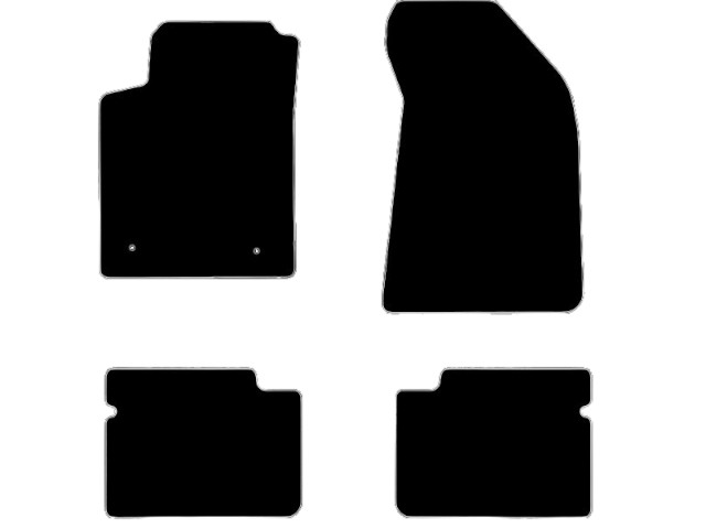 MATTENSET VELOURS (DONKERGRIJS) FIAT BRAVO 2007-