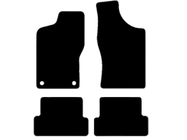 MATTENSET VELOURS (DONKERGRIJS) FIAT CINQUENCENTO 1991-1998