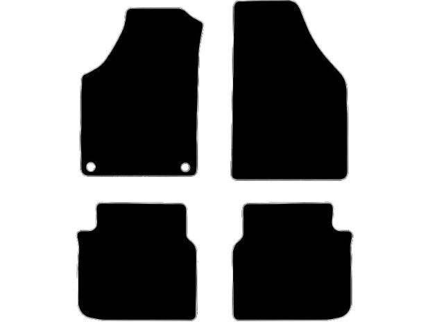 MATTENSET VELOURS (DONKERGRIJS) FIAT IDEA 2003-2007