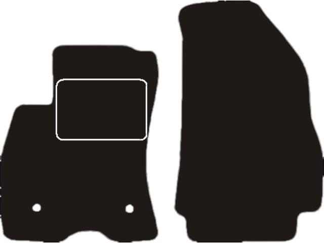 MATTENSET VELOURS (DONKERGRIJS) FIAT DOBLO CARGO STOEL 2015-