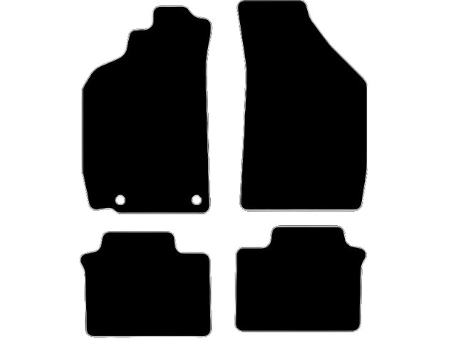 MATTENSET VELOURS (DONKERGRIJS) FIAT PALIO 1996-2001