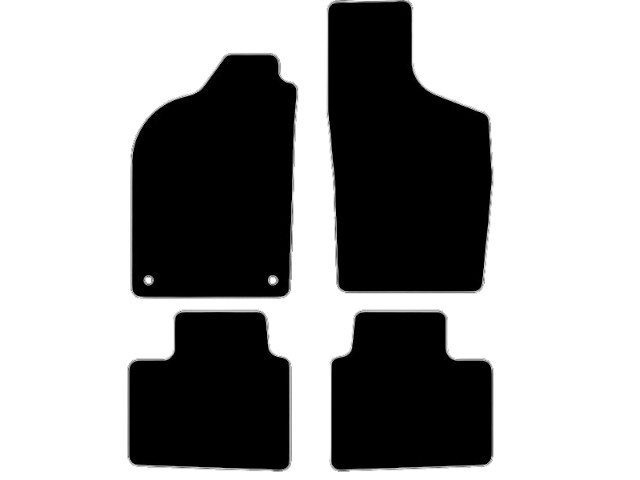 MATTENSET VELOURS (DONKERGRIJS) FIAT PUNTO I 1994-1999