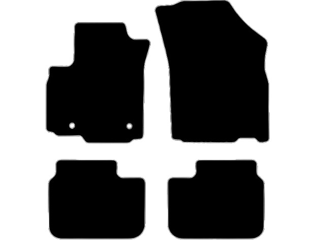 MATTENSET VELOURS (DONKERGRIJS) FIAT SEDICI 2007-