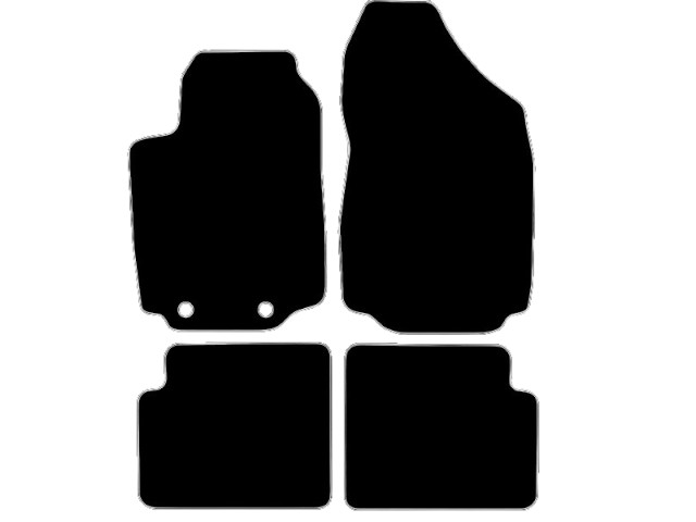 MATTENSET VELOURS (DONKERGRIJS) FIAT STILO 2001-2008