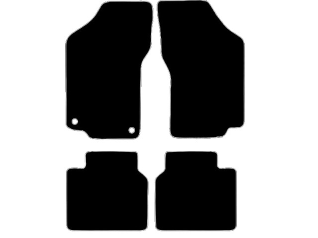 MATTENSET VELOURS (DONKERGRIJS) FIAT TIPO 1987-1996
