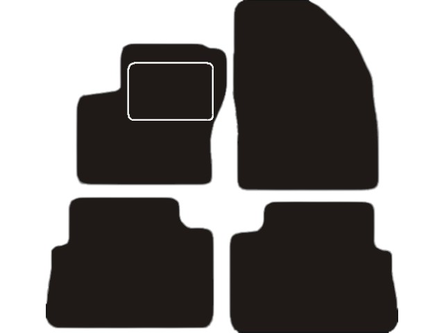 MATTENSET VELOURS (DONKERGRIJS) FORD C-MAX 2003-2011