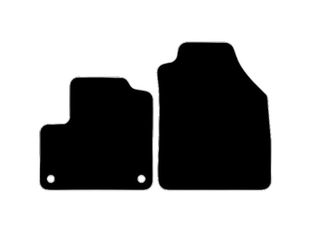 MATTENSET VOOR VELOURS (DONKERGRIJS) FORD CONNECT VOORSET 2002-