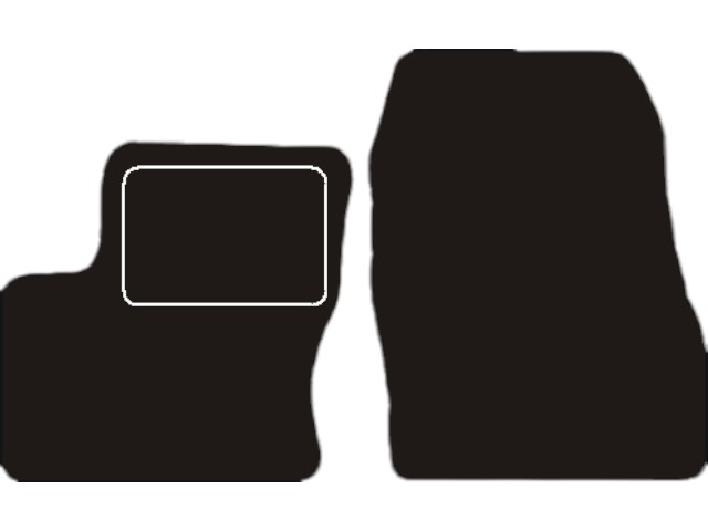 MATTENSET VELOURS (DONKERGRIJS) FORD CONNECT 2013-