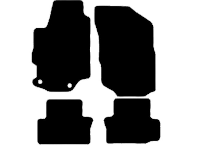 MATTENSET VELOURS (DONKERGRIJS) FORD ESCORT 1995-1997