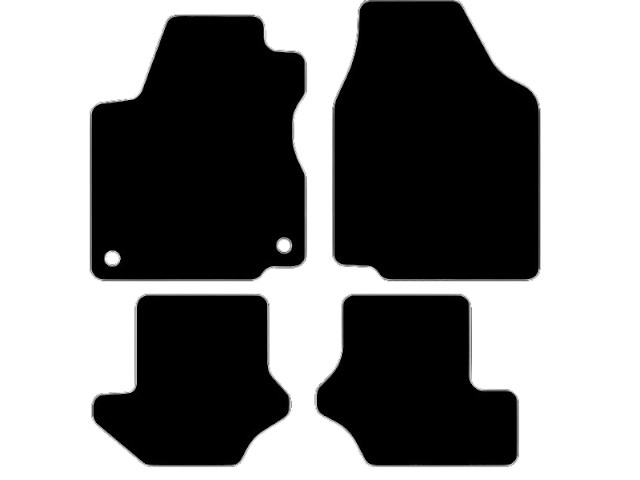MATTENSET VELOURS (DONKERGRIJS) FORD FIESTA 1996-2002