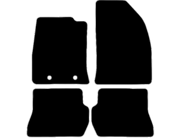 MATTENSET VELOURS (DONKERGRIJS) FORD FIESTA 2002-2005