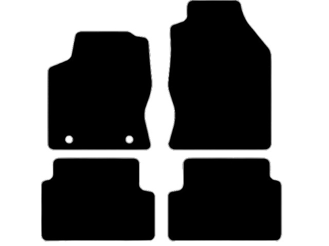 MATTENSET VELOURS (DONKERGRIJS) FORD FOCUS 1998-2001
