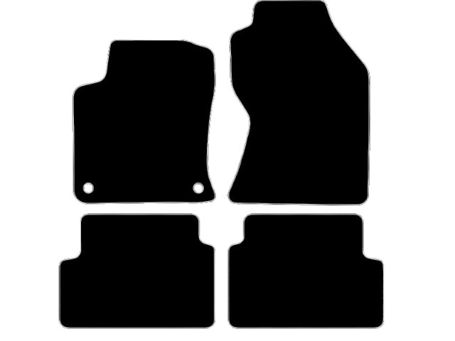 MATTENSET VELOURS (DONKERGRIJS) FORD FOCUS 2002-2005