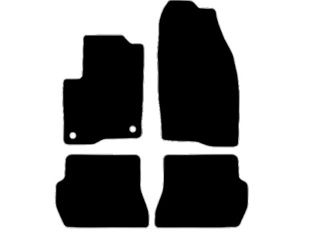MATTENSET VELOURS (DONKERGRIJS) FORD FUSION 2005-2007