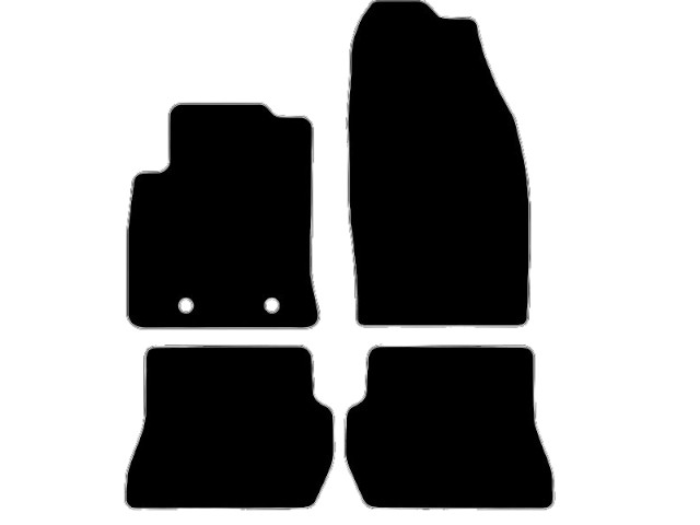 MATTENSET VELOURS (DONKERGRIJS) FORD FUSION 2007-
