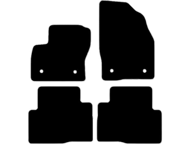 MATTENSET VELOURS (DONKERGRIJS) FORD KUGA 2013-
