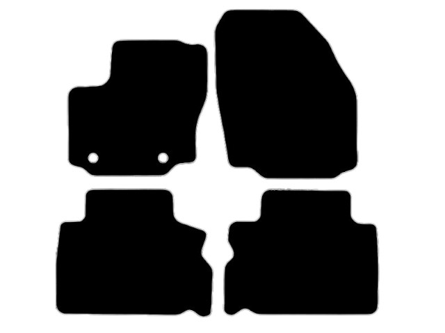MATTENSET VELOURS (DONKERGRIJS) FORD S-MAX 2006- 5-PERS