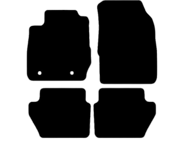 MATTENSET VELOURS (DONKERGRIJS) FORD ECOSPORT 2014-