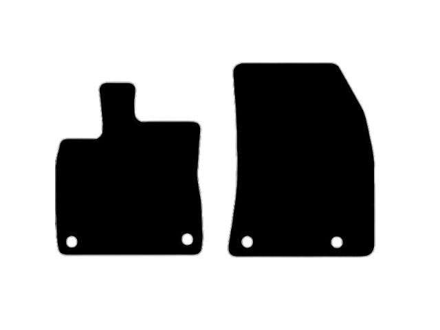 MATTENSET VELOURS (DONKERGRIJS) FORD COURIER 2014-