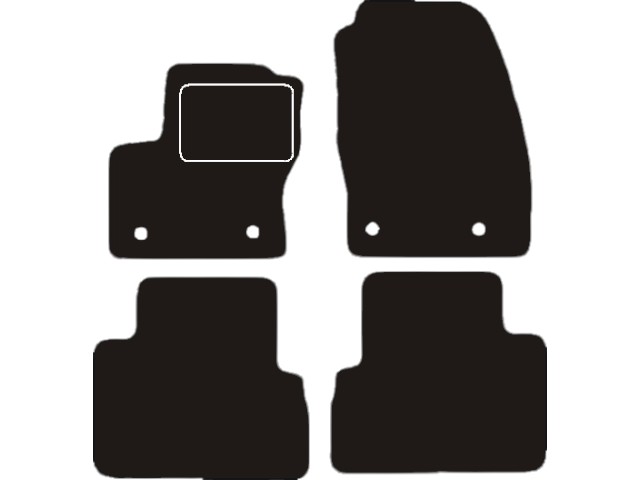 MATTENSET VELOURS (DONKERGRIJS) FORD C-MAX 2015-