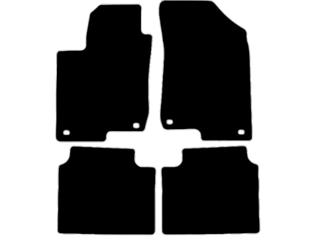 MATTENSET VELOURS (DONKERGRIJS) HYUNDAI GRANDEUR 2005-