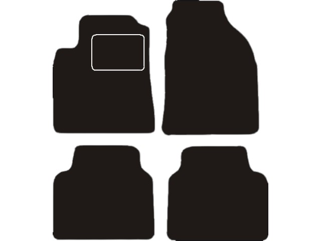 MATTENSET VELOURS (DONKERGRIJS) HYUNDAI MATRIX 2001-