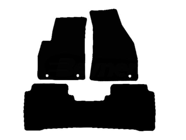 MATTENSET VELOURS (DONKERGRIJS) HYUNDAI SANTA FE 2000-2006