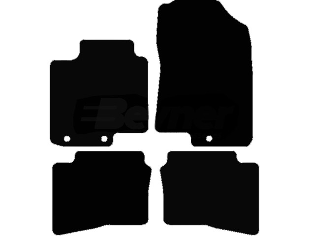MATTENSET VELOURS (DONKERGRIJS) HYUNDAI I20 II 2014-