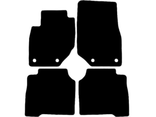 MATTENSET VELOURS (DONKERGRIJS) HYUNDAI TERRACAN 2002-2007