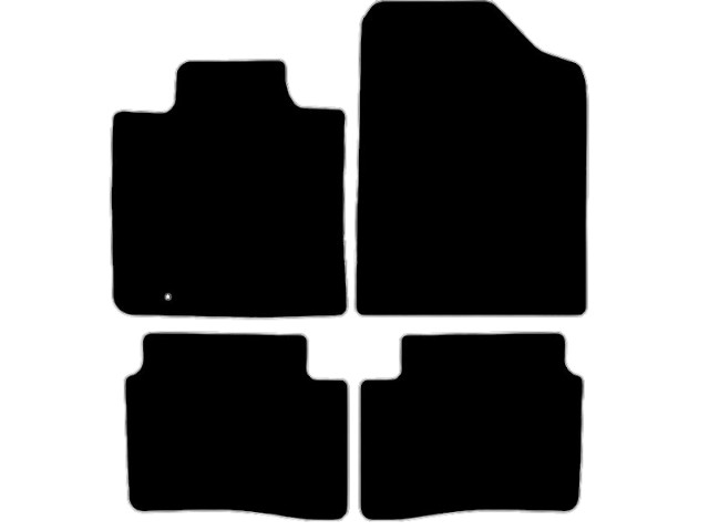 MATTENSET VELOURS (DONKERGRIJS) HYUNDAI VELOSTER 2011-