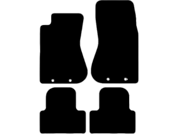 MATTENSET VELOURS (DONKERGRIJS) JAGUAR S-TYPE 1999-2004