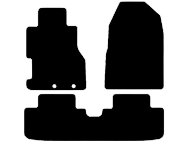 MATTENSET VELOURS (DONKERGRIJS) HONDA CIVIC 3D 2004-2006
