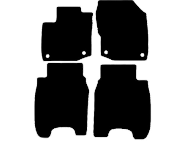 MATTENSET VELOURS (DONKERGRIJS) HONDA CIVIC 5D 2013- 1.6D